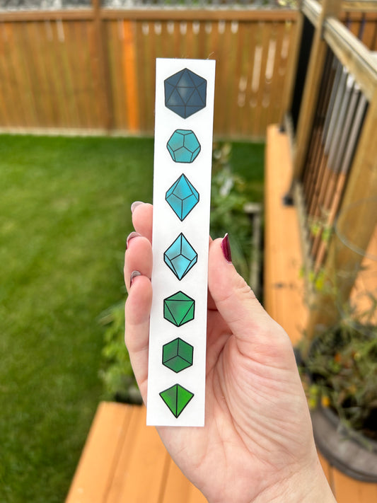Cool Tone Dice Sticker